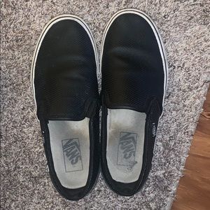 Black vans size 7.5